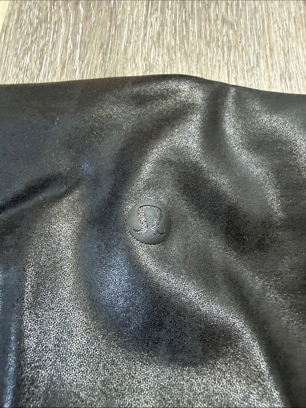 Lululemon High-Rise Matte Foil Black Leggings - Picture 6 of 8